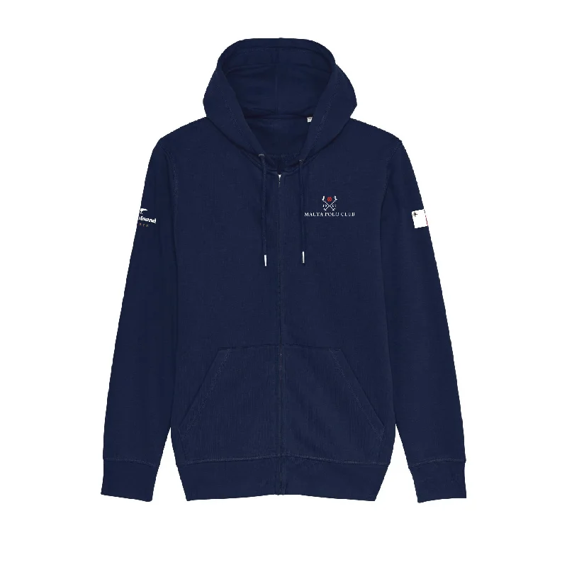 Malta Navy Zip Hoodie