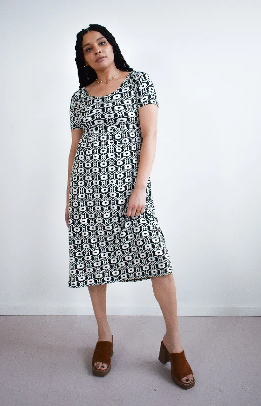 Megumi Dress in Deco Floral