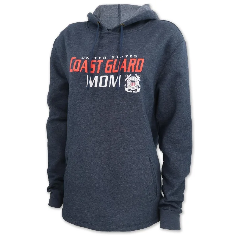 Ladies United States Coast Guard Mom Hood (Midnight Navy)