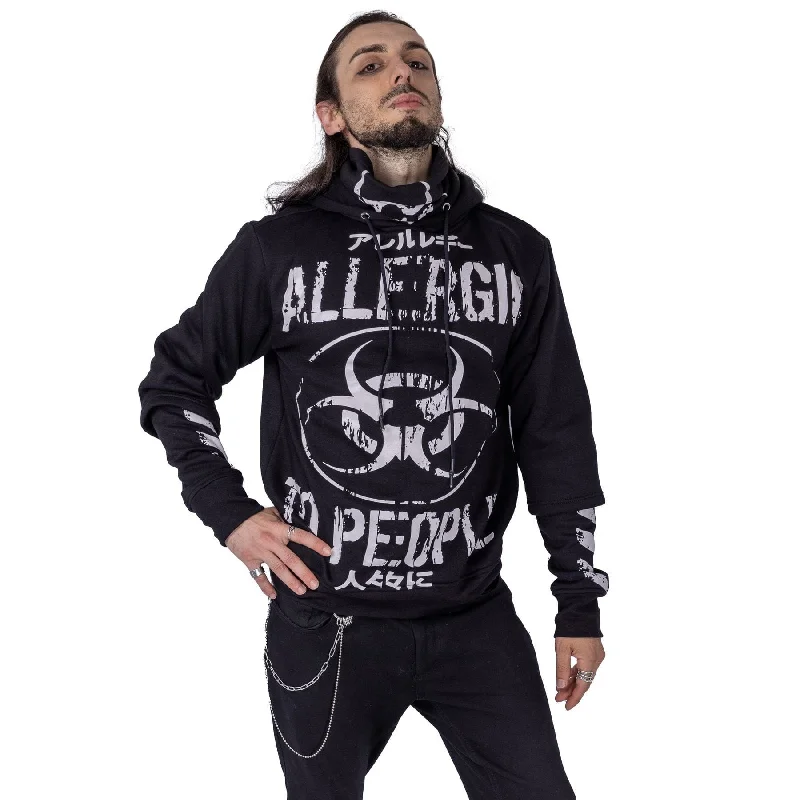 ALLERGIC HOOD - BLACK/WHITE