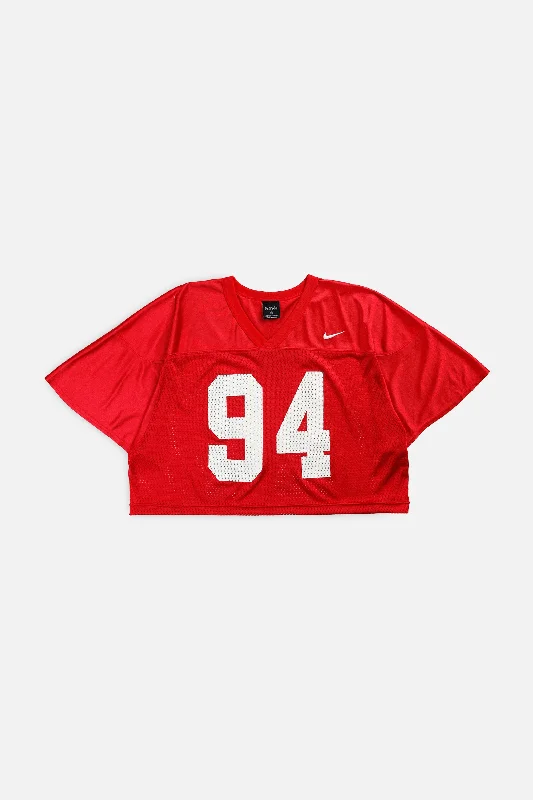 Rework Crop Nike Football Jersey - XXL