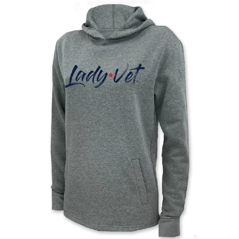 Coast Guard Lady Vet Logo Unisex Hood