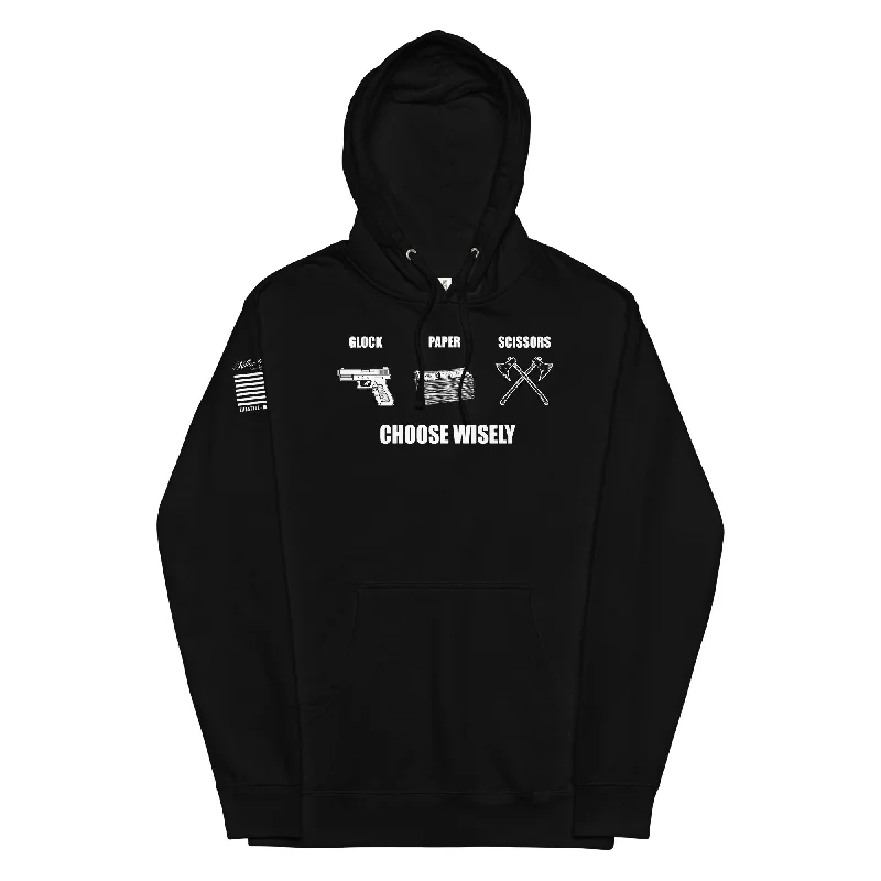 "Glock, Paper, Scissors"- Unisex Hoodie