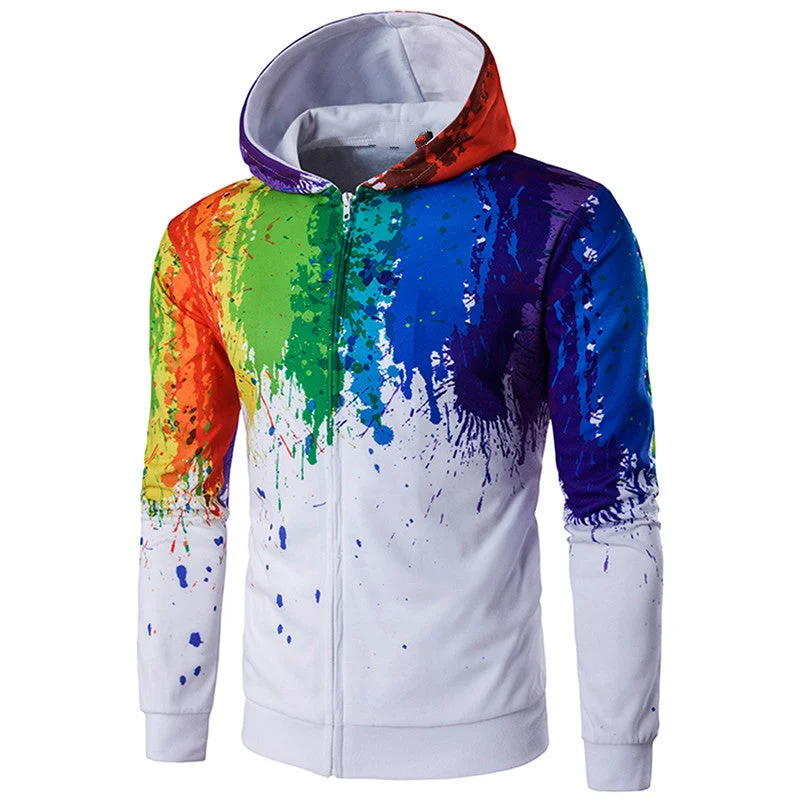 Multi-Colour Paint Variation Hoodie