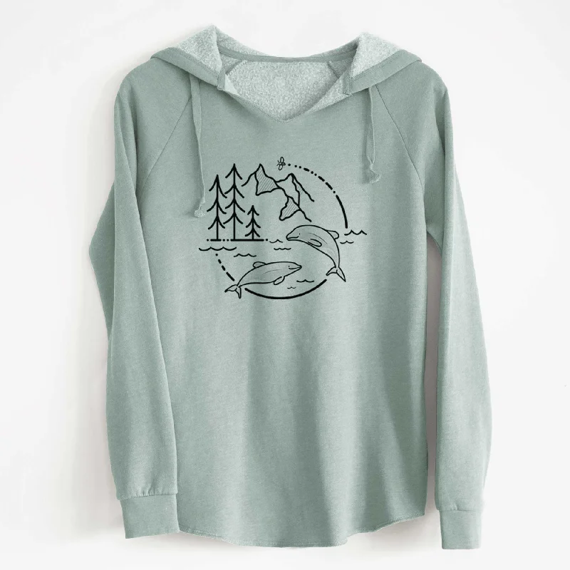 It's All Connected - Maui Dolphins - Cali Wave Hooded Sweatshirt