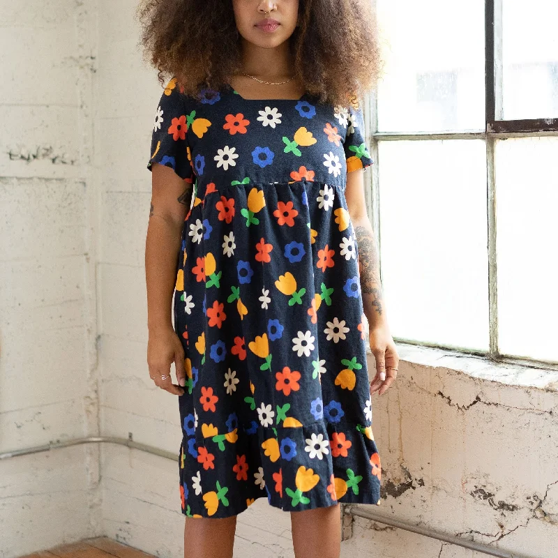 Billie Dress - Floral Black