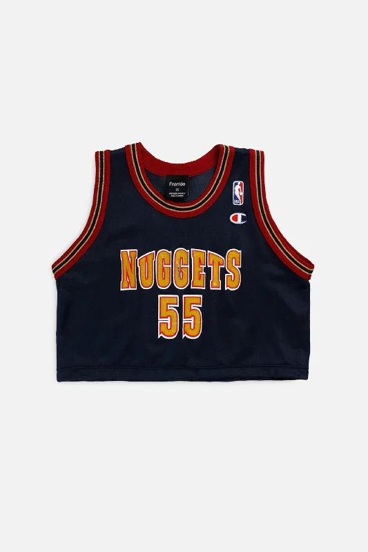 Rework Denver Nuggets NBA Crop Jersey - XS