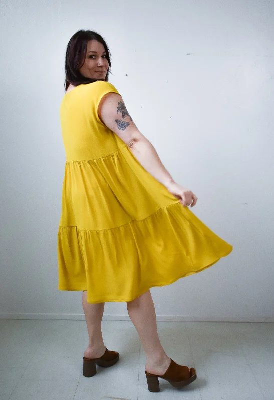 Prism Dress in Saffron