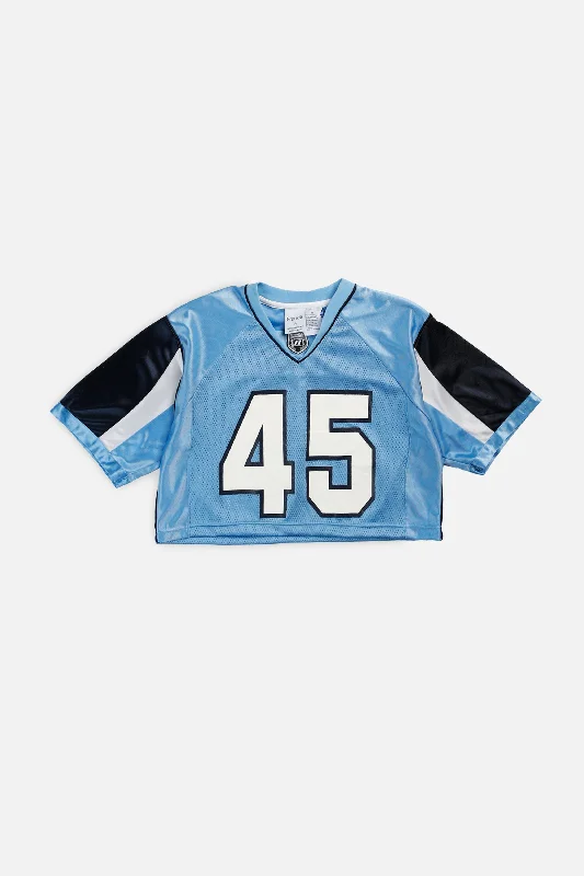 Rework Crop Football Jersey - S