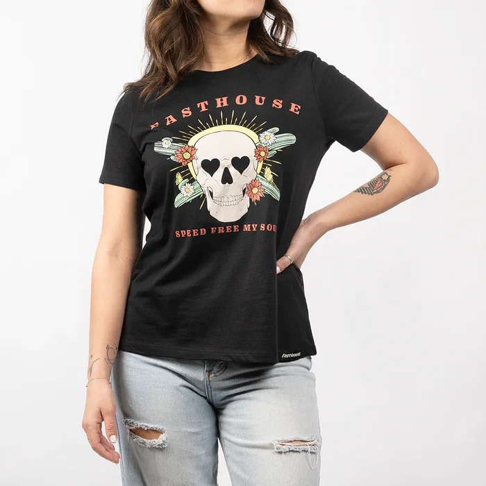 Fasthouse Spirited Women's Tee - Black