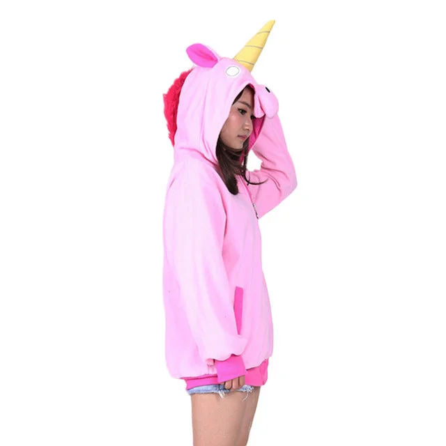 Pink Unicorn Hoodies