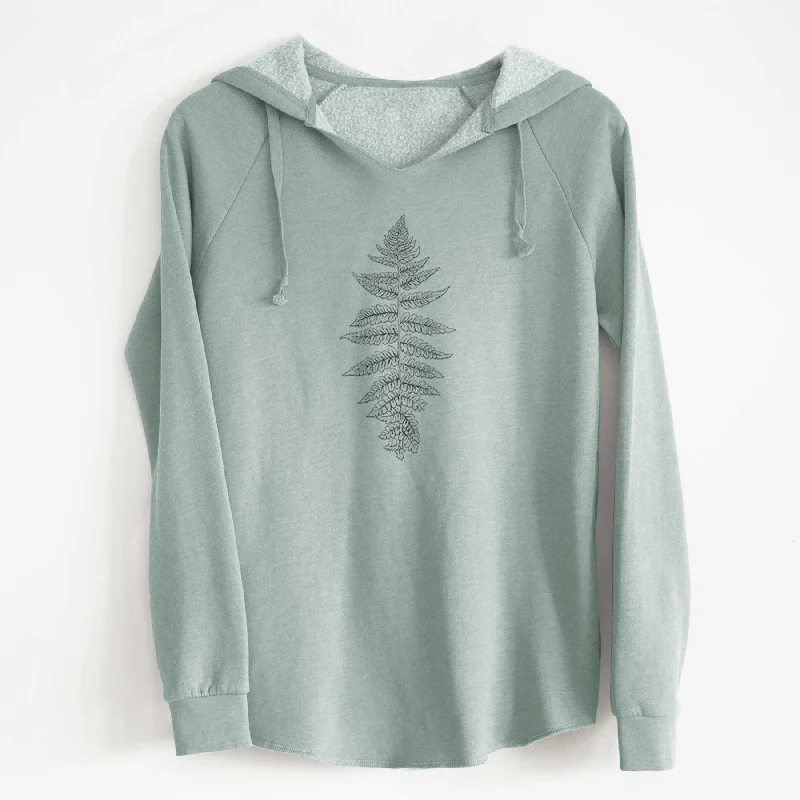 Athyrium filix femina - Lady Fern - Cali Wave Hooded Sweatshirt