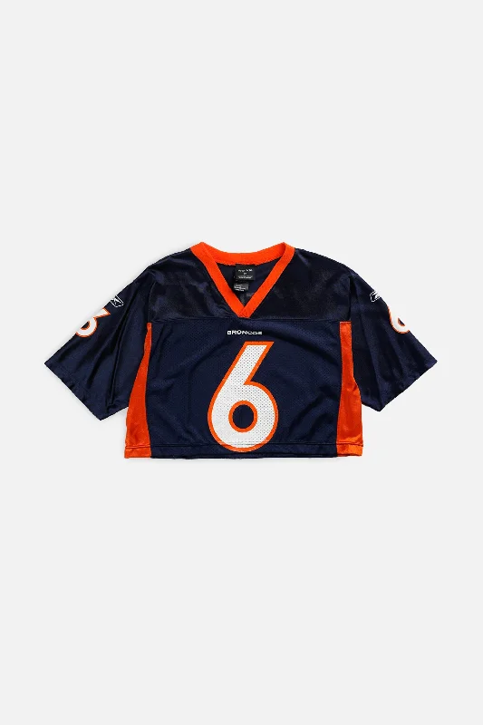 Rework Crop Denver Broncos NFL Jersey - S