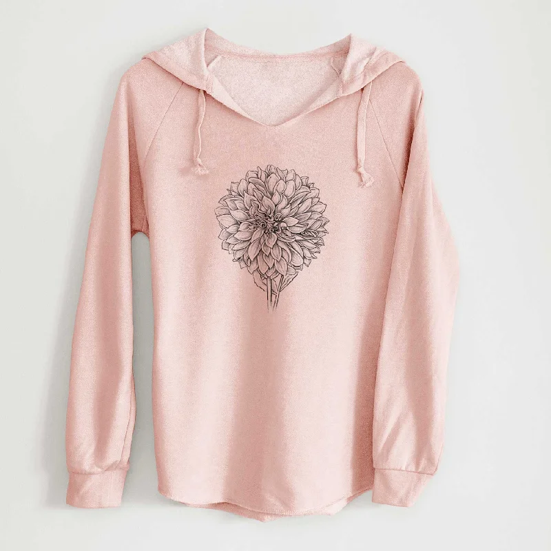 Dahlia Cafe Au Lait - Cali Wave Hooded Sweatshirt