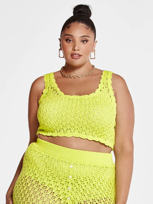 Vonetta Crochet Tank Top