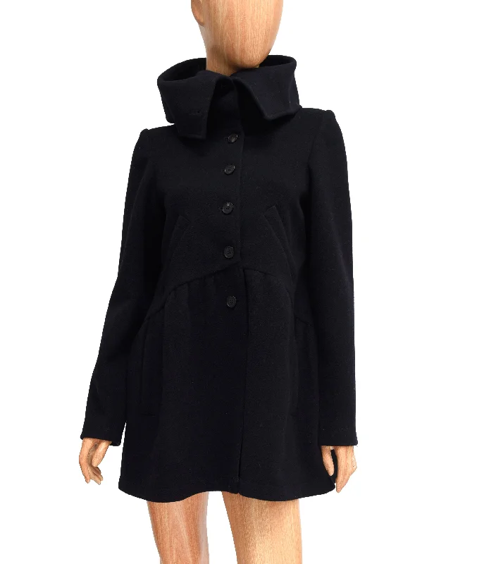 Wool Peacoat with Silk Lining