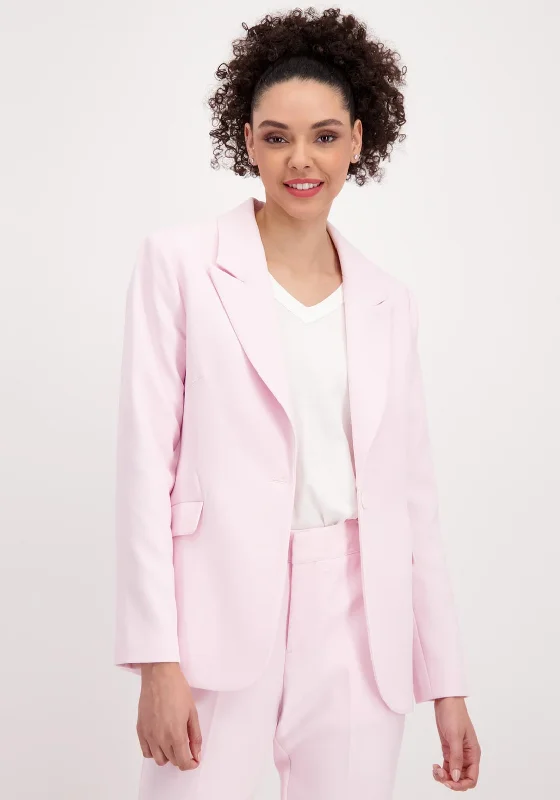 Monari Single Breasted Blazer, Baby Pink