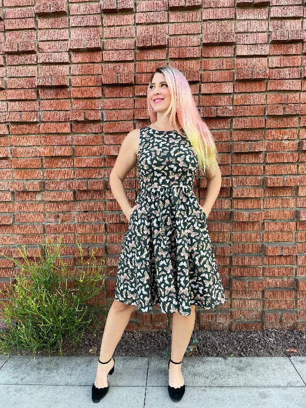 Butterfly Vintage Dress - XS only, 1 left!