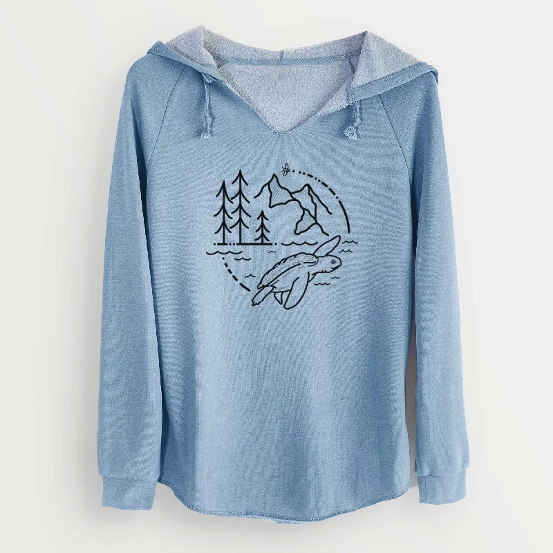 It's All Connected - Kemps Ridley Turtle - Cali Wave Hooded Sweatshirt