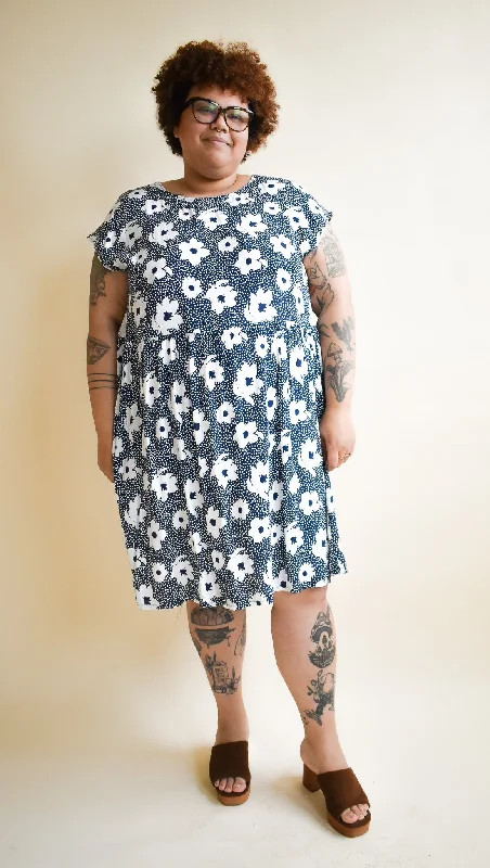 Florence Dress in Dotted Floral