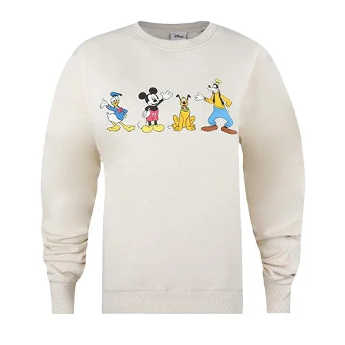 Disney Womens/Ladies Mickey & Friends Lineup Sweatshirt