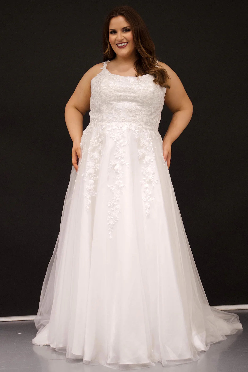 Sydneys Closet SC5299 Kara Ivory Bridal Dress