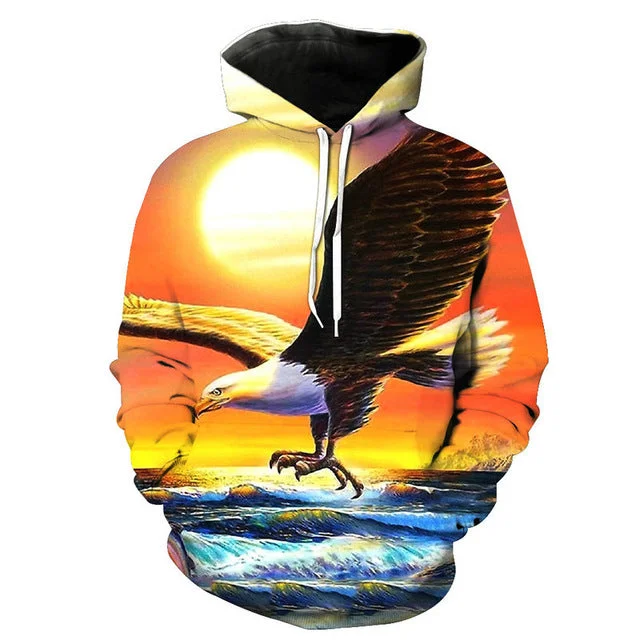 Sunset Eagle Hoodie