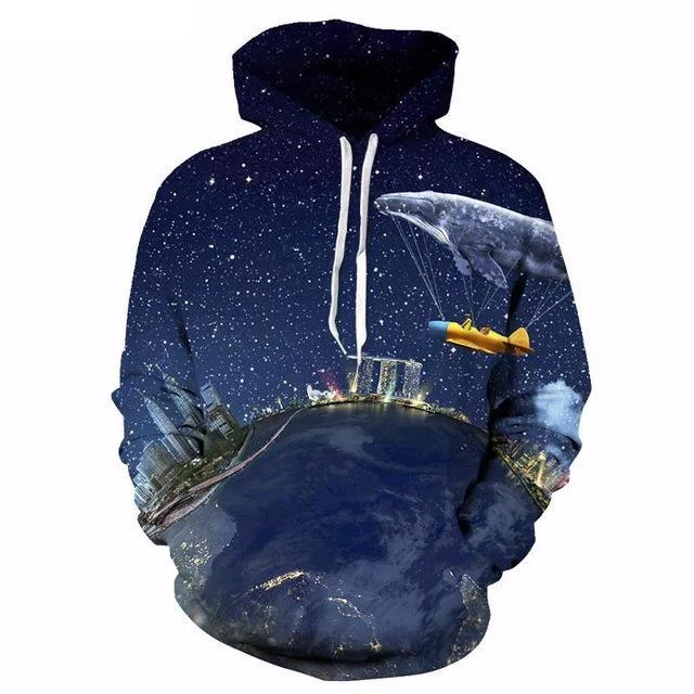 Space Art Illusion Hoodie