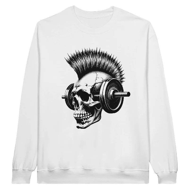 Punk Rock Skeleton Unisex Crewneck Sweatshirt