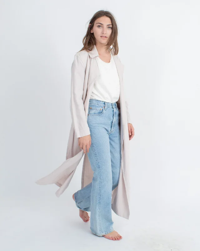 Lightweight Blush Trench Coat