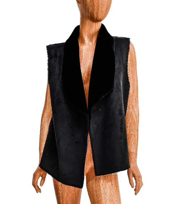 Soft Suede Sleeveless Vest