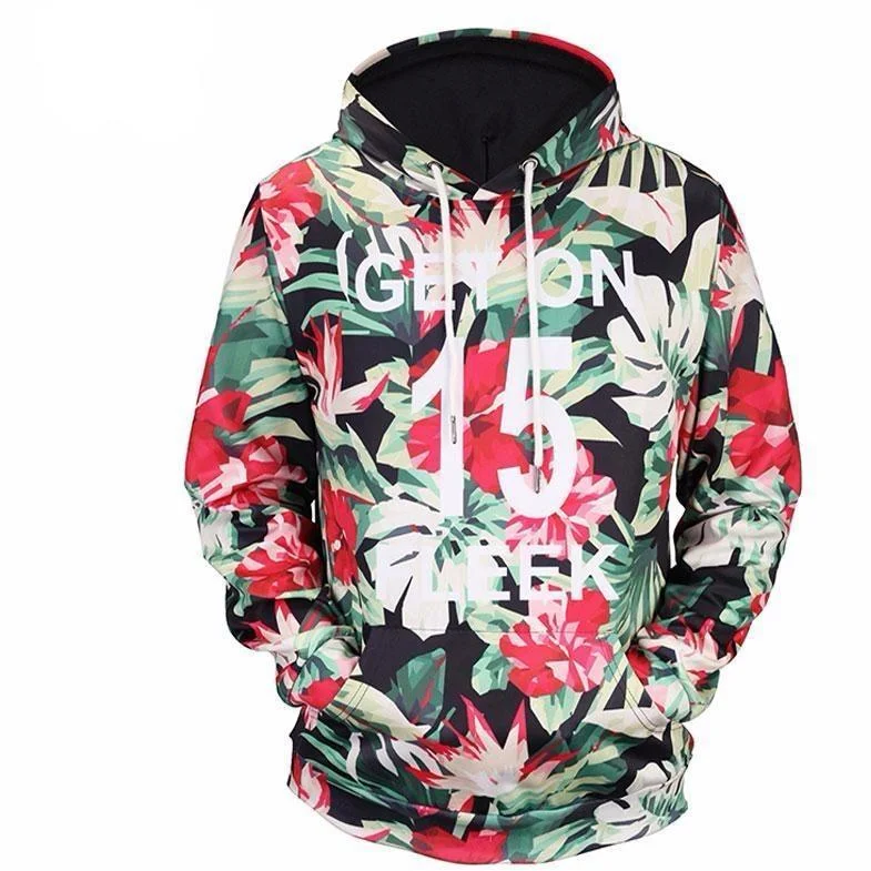 Jungle Flowers 15 Hoodie