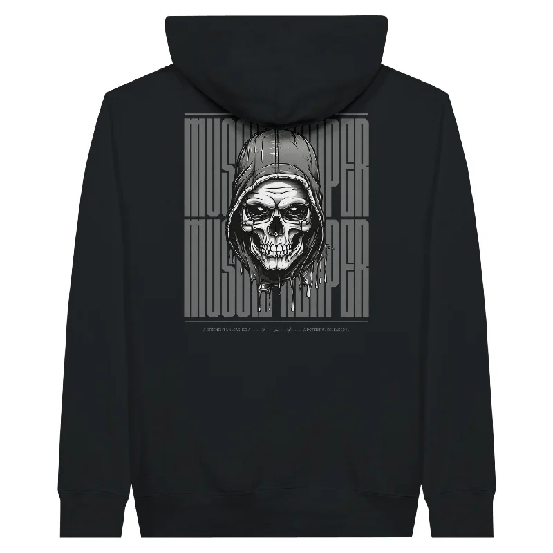 Muscle Reaper Skull Unisex Pullover Hoodie