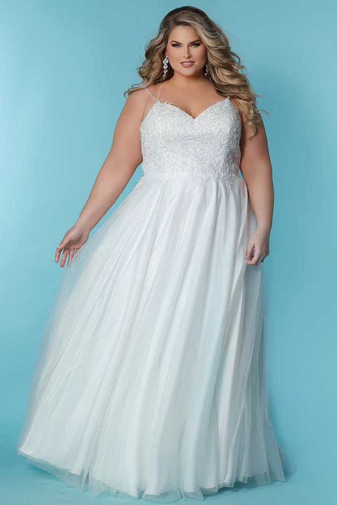 Sydneys Closet SC5283 Dalia Ivory Bridal Dress