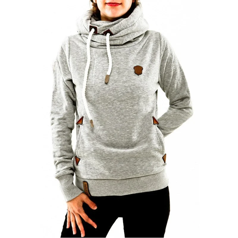 Winter Autumn 2016 Women Hoodies Female Warm Hooded Sweatshirt Long Sleeve Pockets Casual Loose Pullovers Plus Size S-5XL